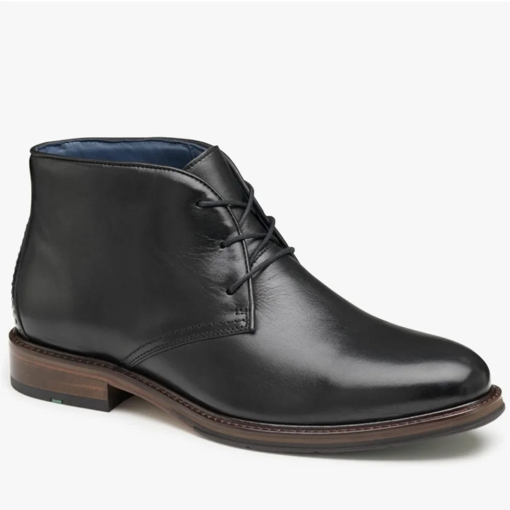 New With Box Johnston & Murphy XC Flex Raleigh Genuine Leather Chukka Boots